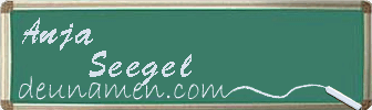 Anja Seegel Visitenkarte